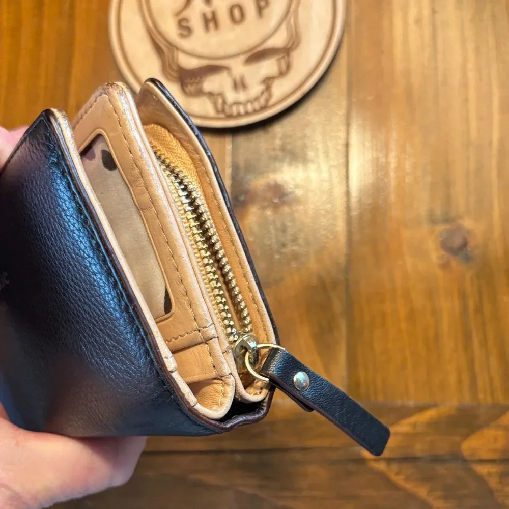 Kate Spade Black Textured Wallet